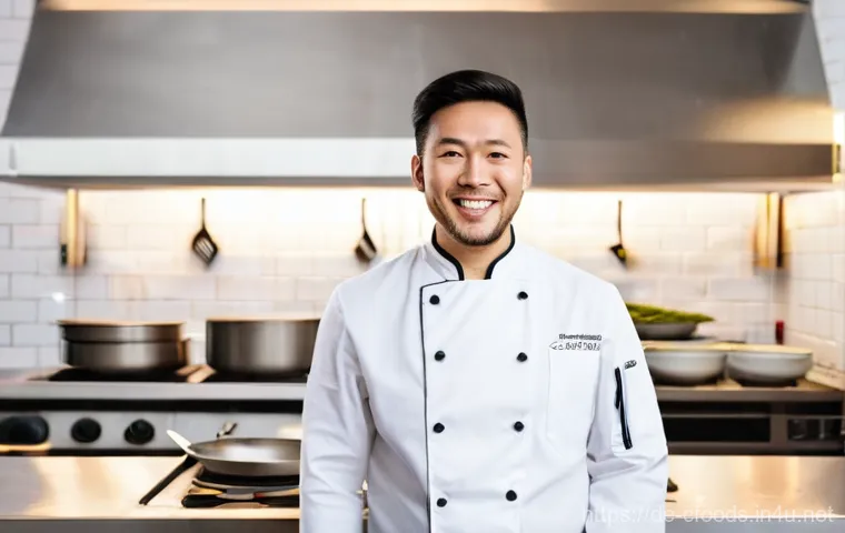 중식조리 자격증 취득 이후 경력 개발 - **Prompt:** A proud and determined chef, appearing to be in their late 20s to early 30s, of diverse ...