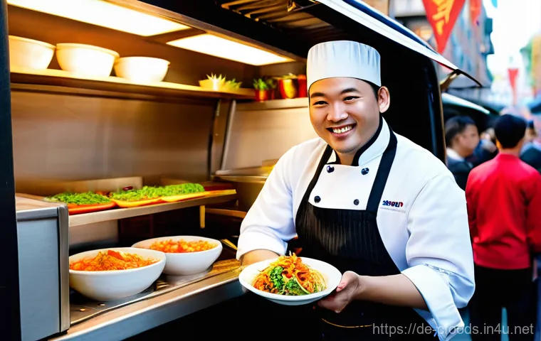 중식조리 자격증 취득 이후 경력 개발 - **Prompt:** A proud and determined chef, appearing to be in their late 20s to early 30s, of diverse ...