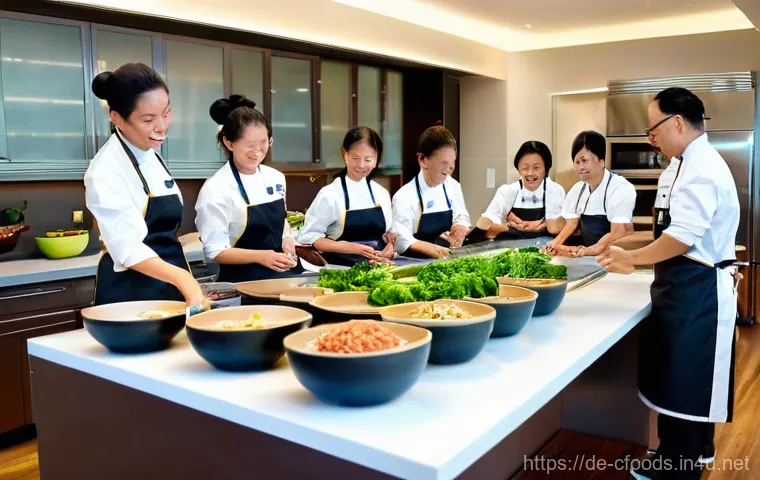 중식조리 자격증 취득 이후 경력 개발 - **Prompt:** A vibrant and dynamic scene unfolds around a modern, custom-designed food truck speciali...