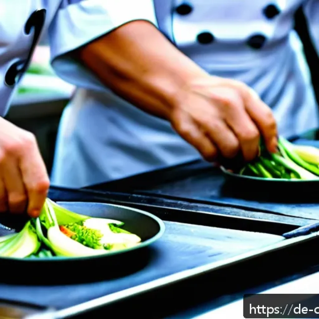 중식조리 자격증 실기 연습 장소 추천 - A professional Chinese cooking class in Germany, featuring a small group of diverse adult students p...